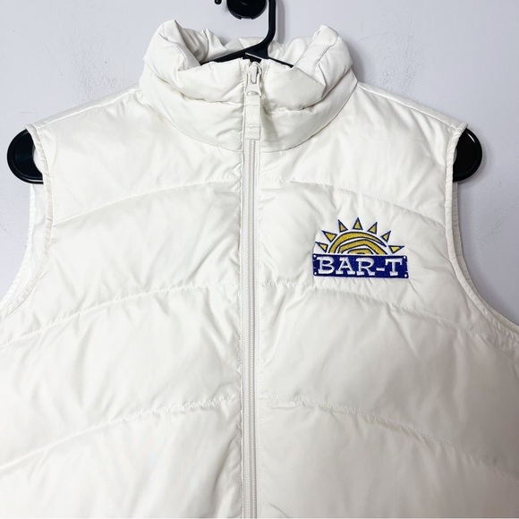 Lands’ End Ivory/Off White Puffer Vest Size Small 6-8 - Picture 2 of 9